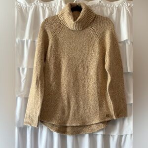 Michael Kors Cozy Tan Turtleneck Sweater